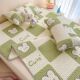 Summer latex mat three-piece set Class A card t-on ice silk mat sheet folding mat wash household air conditioning mat