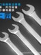 Japanese printing-free MUJIE dual-purpose wrench hardware tool plum blossom wrench plum blossom wrench dull wrench open end wrench