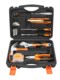 Japanese Printless MUJIE Reed Toolbox Set Home Hardware Multifunctional Repair 15-Piece Set 208014