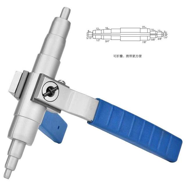 Feiyue genuine manual pipe expander pipe expander air conditioner copper pipe reamer flaring refrigeration tool 6-22mm
