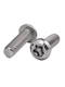 Pentagonal anti-theft screw with column 304 stainless steel flat round head five-star anti-tamping bolt M3-M6