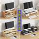 Office computer increased elevated desktop monitor base cushion desktop storage rack keyboard storage screen rack