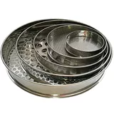 304 Окрашительная сталь круглое отверстие сито сито сете сети шиитаке гриб экран грецкий сито Домашнее сито Цветочное перец.