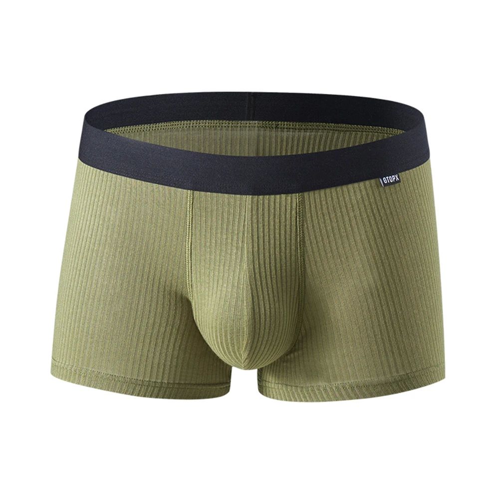 MEN UNDERWEAR BOXER THREAD U-POUCH SOFT TRUNKS SHORTS UNDERP