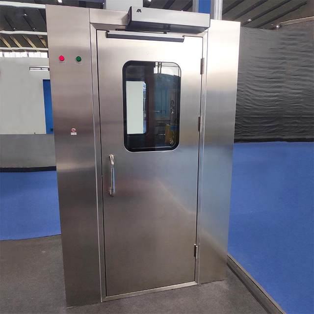Air shower room single person single blowing workshop equipment air shower channel air shower door intelligent air shower room full stainless steel air shower room