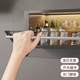 Wall-mounted thickened cabinet door hanging cabinet kitchen seasoning storage rack household seasoning storage without punching storage cabinet
