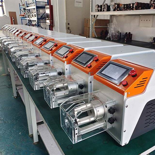 Factory direct sales semi-automatic large square coaxial wire stripping machine new energy cable power line multi-layer skin peeling and spin stripping machine