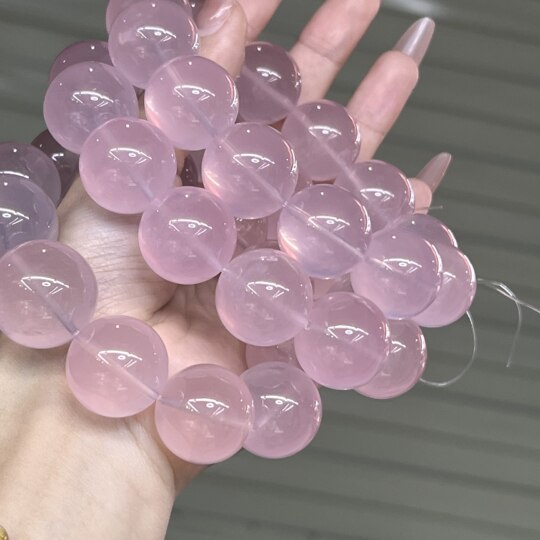 Natural Pink Crystal Pixiu Armband für Frauen einzelner Kreis Mode vielseitiger Schmuck Geschenk für Freundin