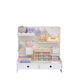 Hole board desktop vertical board storage rack dormitory student desk H hook drawer partition desktop layered storage
