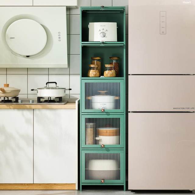New direct sales clip storage cabinet kitchen refrigerator gap cabinet bathroom floor-standing storage rack living room bedroom