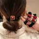 Koreanisch High-End Red Love Dünndarm Hair Circle Female Internet Promi Brötchen Kopf Pferdeschwanz Haarseil 2024 Neue Kopfschmuck
