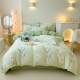 New Class A Thickened Furry Quilt Cover Student Dormitory Fresh Pure Cotton Bed Sheets Quilt Cover Pillow Cover Live Broadcast