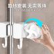 Mop clip suction cup without punching wall hanging powerful mop hook bathroom bathroom balcony mop storage mop rack