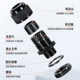 Direct sales plastic nylon cable waterproof joint M8PG threaded wire seal flame retardant lock female fixed giglan head