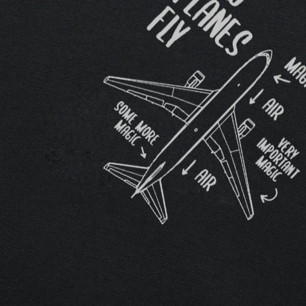 NOVELTY HOW PLANES FLY ENGINEER PILOT AIRPLANE T-SHIRT MENS