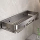 Gun ash bathroom storage rack wash basin without punching bathroom wall-mounted balcony wall bathroom storage rack