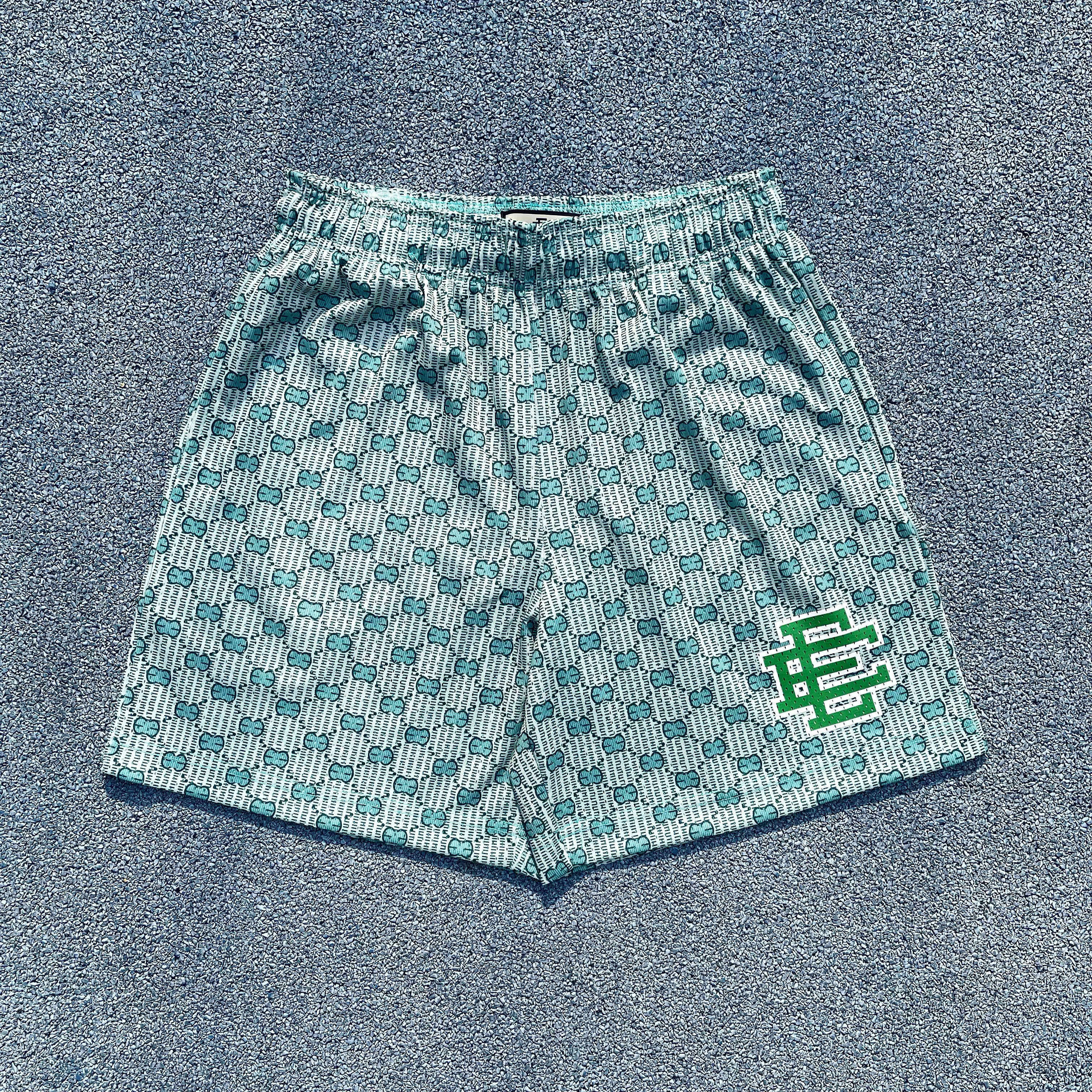 EE CASHEW FLOWER GC SHORTS HOT PANTS BEACH PANTS MALE AND FEMALE COUPLES VERSATILE EUROPEAN AND AMERICAN CLASSICS