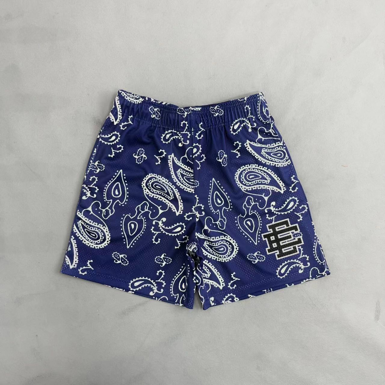 CASHEW FLOWER SERIES EE BONE SHORTS MENS AND WOMENS COUPLES EUROPEAN AND AMERICAN BEACH SPORTS BASKETBALL PANTS