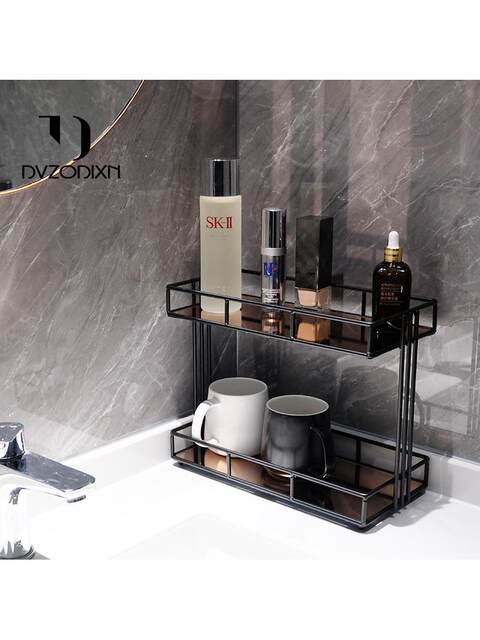 German bathroom toilet shelf cosmetics toilet washroom countertop rack desktop washbasin storage rack