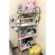 Increased five-story storage rack kitchen storage rack living room storage rack cosmetics rack floor-standing bookshelf