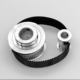 2GT pulley GT2M synchronous pulley kit 60 teeth 20 teeth 1 3 Reducing speed is 15mm wider than mechanical transmission bandwidth