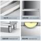 Multi-bowl RKG energy stainless steel cupboard stainless steel four-fold door disc fixed cabinet flat push support factory inspection