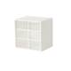 Desktop six-grid nine-grid cosmetics stationery tape storage and finishing box transparent drawer student dormitory storage