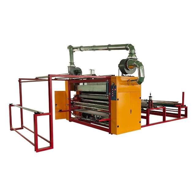 Flame composite machine Automobile interior leather fireproof sponge high foam mesh belt composite machine non-woven composite machine