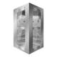 304 stainless steel corner air shower room dust-free workshop single double hair shower room factory direct in and side out blowing shower
