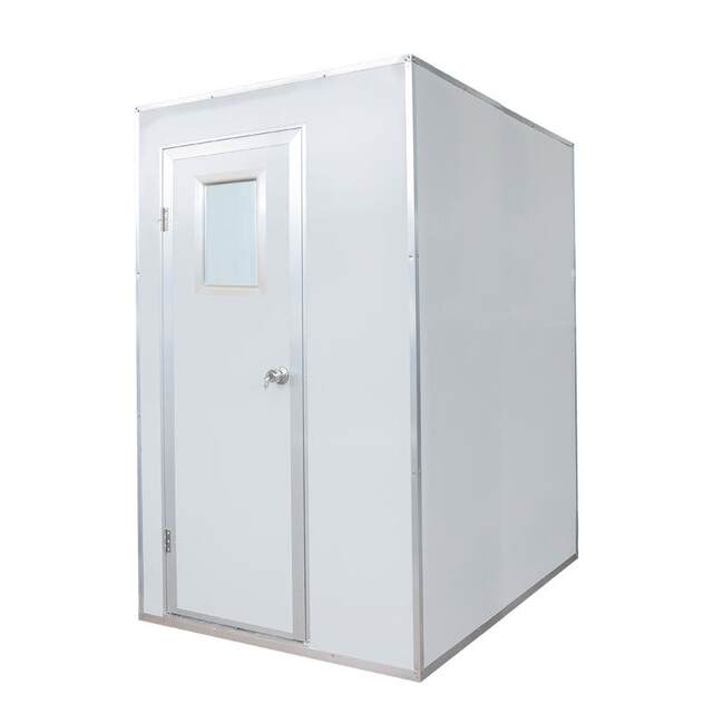 Color steel plate air shower room | Factory clean workshop single person single blowing double person double blowing shower door purification air shower room