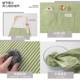 New cotton and linen stripes breathable and adjustable suspender catering hotel clothing waterproof apron