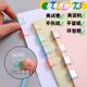Candy transparent push-push clip anti-paper test paper fixer storage push-pull color clip a4 binder push-push clip