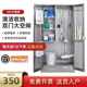 直销新款不锈钢清洁柜扫把拖把保洁收纳柜工具柜储物柜家用铁皮整