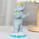 Creative image glasses frame display stand glasses stand elephant ornament resin crafts desktop accessories children's gift
