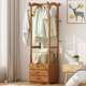 Direct sales new solid wood coat rack bedroom simple household clothes drying rack floor modern storage clothes rack