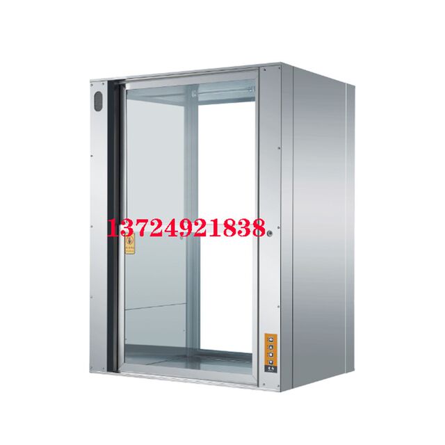 Electric lifting transfer window stainless steel portal interlocking transfer cabinet disinfection cabinet air shower room support customization