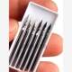 Tungsten steel hedgehog knife tooth machine nuclear engraving knife head woodworker electric micro-carving sharp knife tip scratching tool triple edge milling cutter