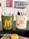 McDonald cute creative pen holder retro high-value personalized ornaments student desktop office stationery storage box