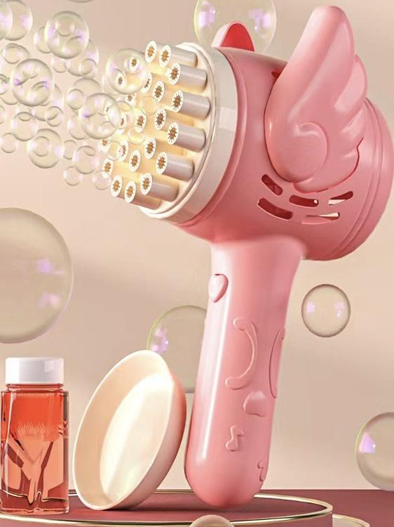 BUBBLE MACHINE BUBBLE GUN KIDS HANDHELD FULLY AUTOMATIC ELECTRIC GATLING 2024 NEW TOY GIRL STICK BABY TODDLER