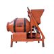 Fully automatic roller mixer ring gear type dump concrete mixer climbing bucket cement mortar sand mixer