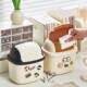 Desktop flip trash can home office with lid bucket dormitory super cute girl creative cute storage bucket