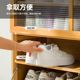 Shoe cabinet household door entrance entrance cabinet integrated partition solid wood household storage device space-saving simple shoe rack protection