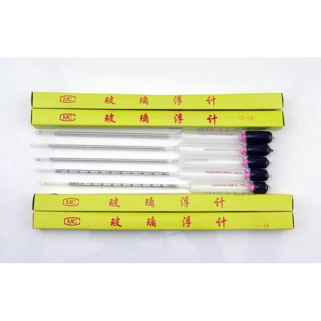 Liquid glass hydrometer glass density meter glass float meter Pomei hydrometer Pomei hydrometer light meter