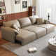 Simmons Elephant Ear Electric Function Leather Sofa Bed Italian Minimalist Living Room Zero Against the Wall