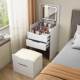 Bedside table dressing table modern simple multi-function flip-flop chest cabinet cream super small internet celebrity storage cabinet makeup table
