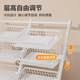 Kitchen trolley movable multi-functional storage rack fruit and vegetable storage rack fresh supermarket shelf vegetable basket