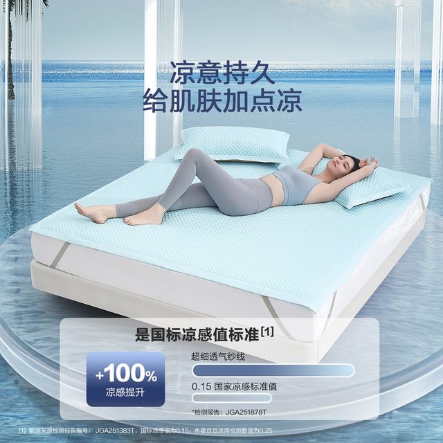 Mercury Home Textile Class A Summer Cool Star Bingling Sheet Style/Fitting Style Can Wash Doudou Cool Feet