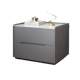 Fully solid wood stone slab painted bedside table simple modern minimalist creative storage cabinet small storage cabinet complete installation