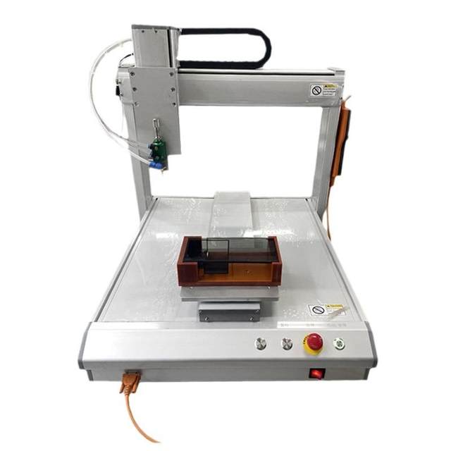 Small desktop automatic dispensing machine fully automatic uv glue hot melt glue coating machine glue dripping machine glue pouring machine glue filling machine