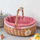 Picking storage baskets, willow woven rattan portable picnic baskets, fruit baskets, storage baskets, gift shopping baskets, bamboo baskets